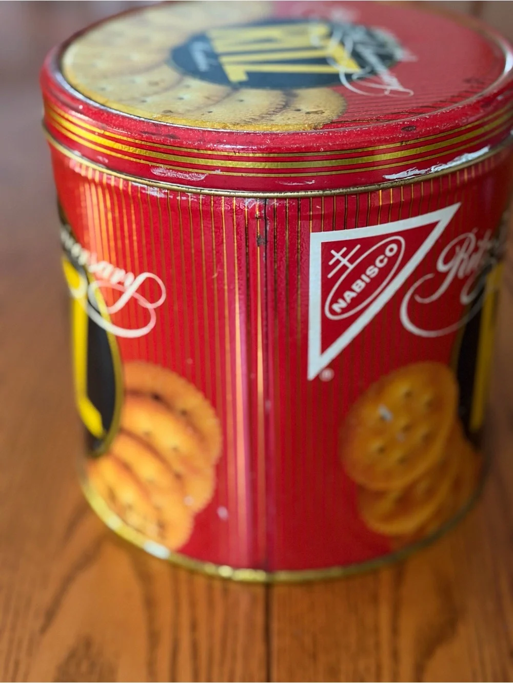 Vintage 1984 Nabisco Ritz Crackers 50th Anniversary Advertising Tin